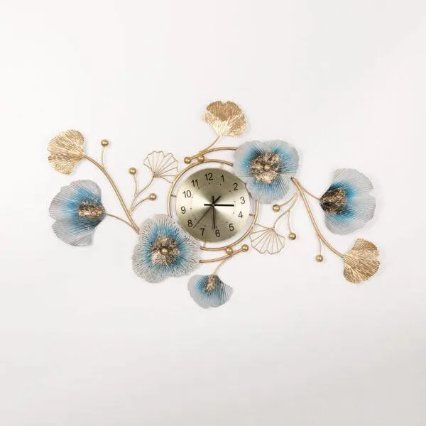Gingo Leaf Wall Clock