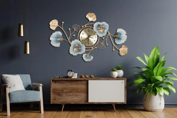 Gingo Leaf Wall Clock
