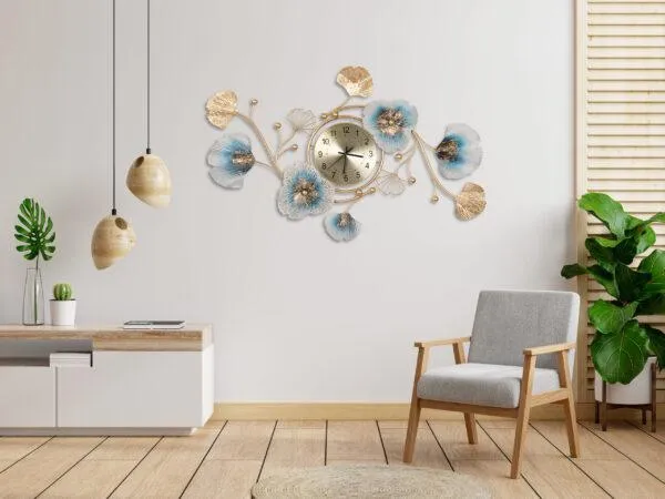 Gingo Leaf Wall Clock