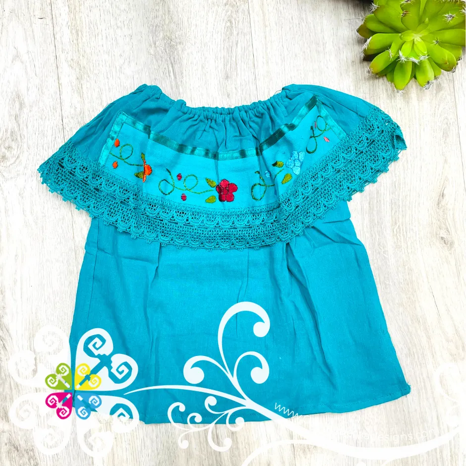 Girls Campesino Top