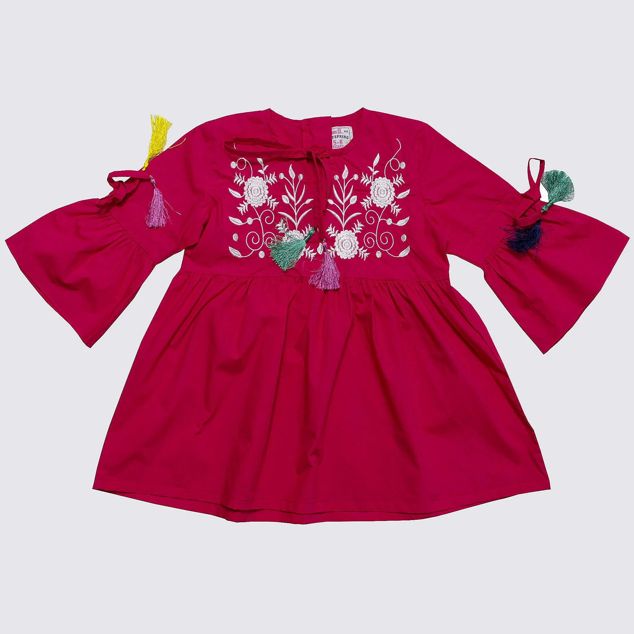 Girl's Embroidery Fashion Top