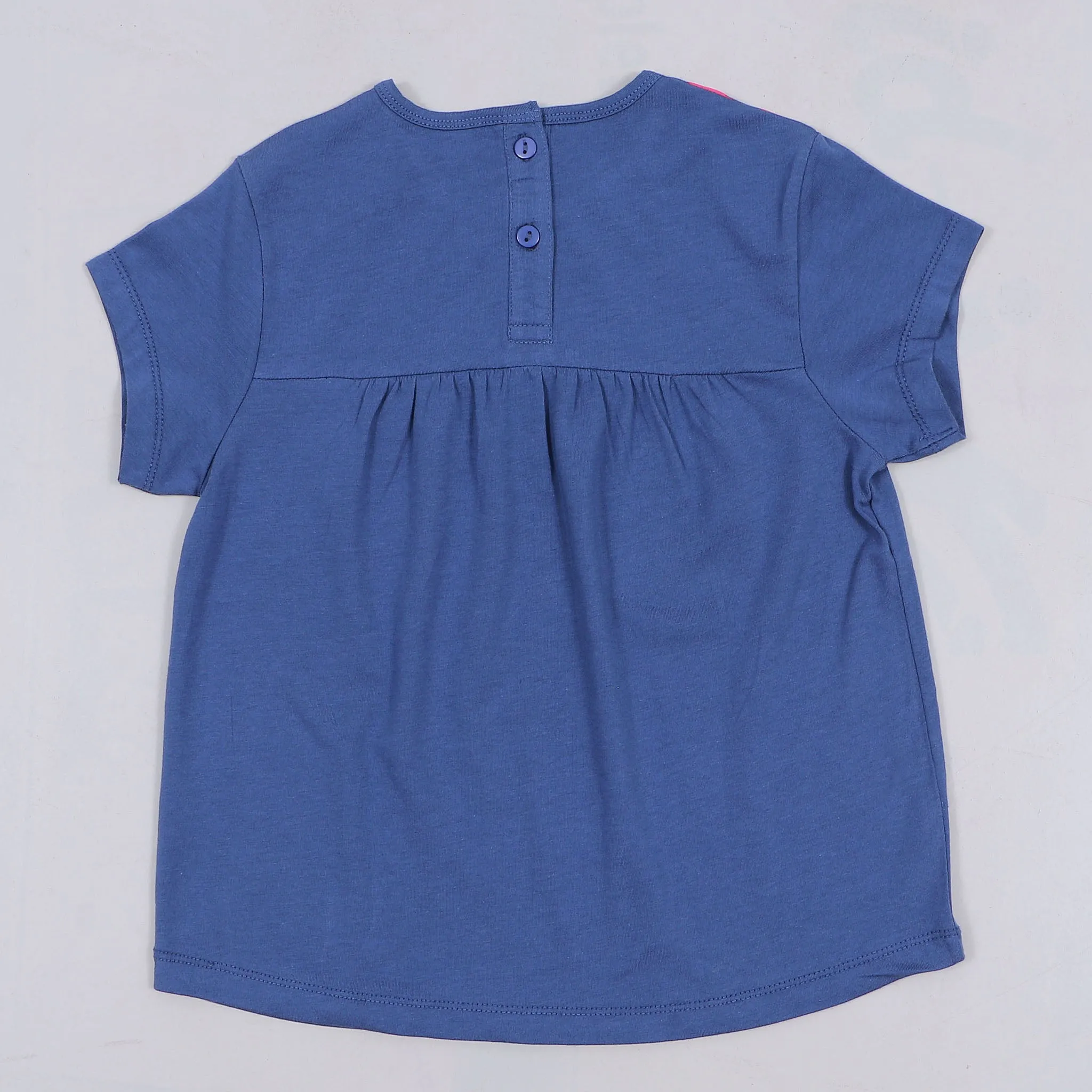 Girls Flower Print Flared Top