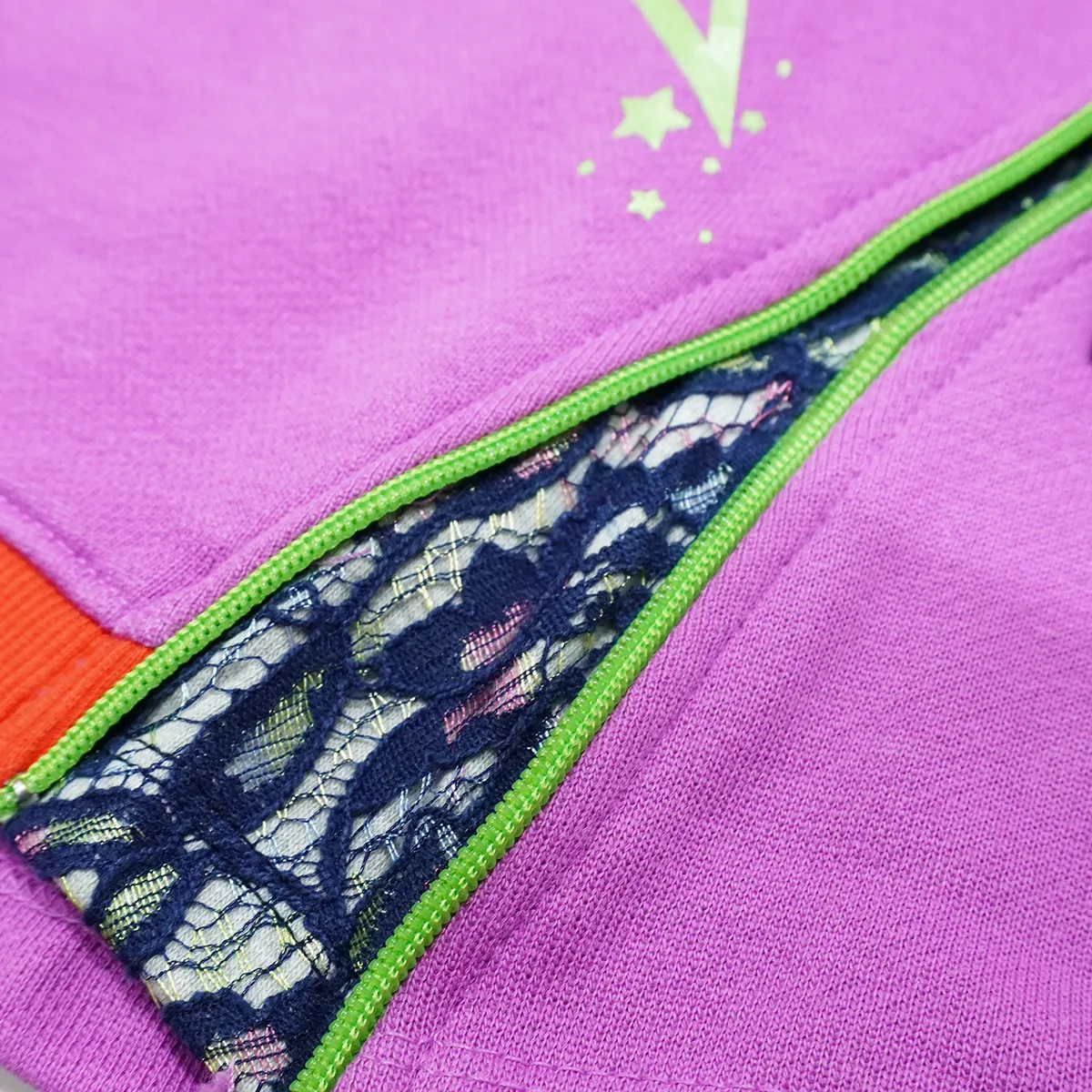 Girls Graphic Terry Sweat Top
