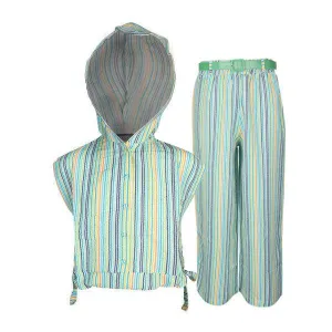 GIRLS MULTI COLOR TOP BOTTOM SET