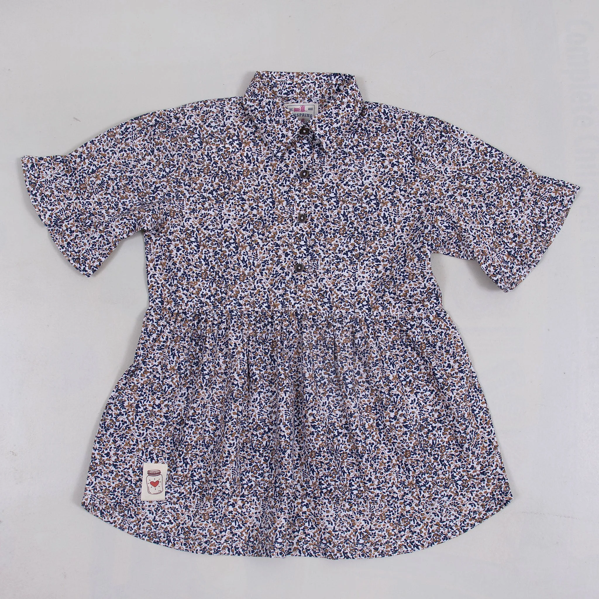 Girl's Printed Blouse Top