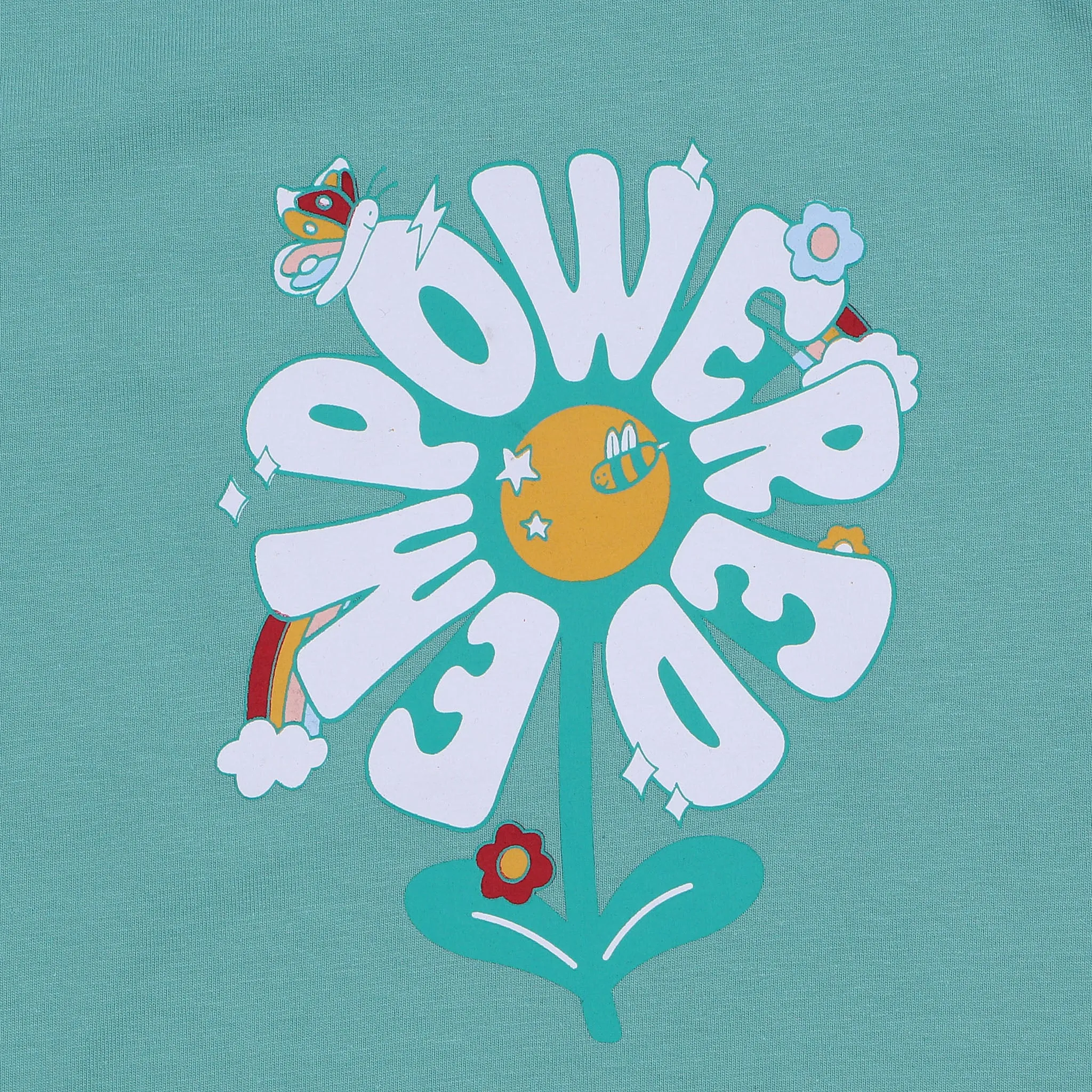 Girls Round graphic Top
