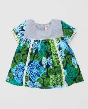 Girls S/S Printed Top