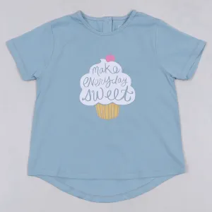 Girls Sweet Graphic Top