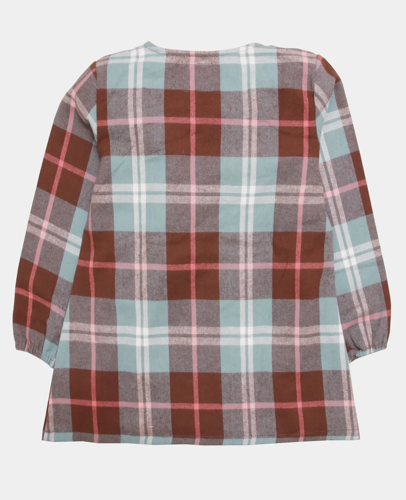 Girls Toddler Check Flannel Top