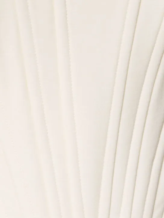 Giuseppe Di Morabito   Stretch wool bustier top 