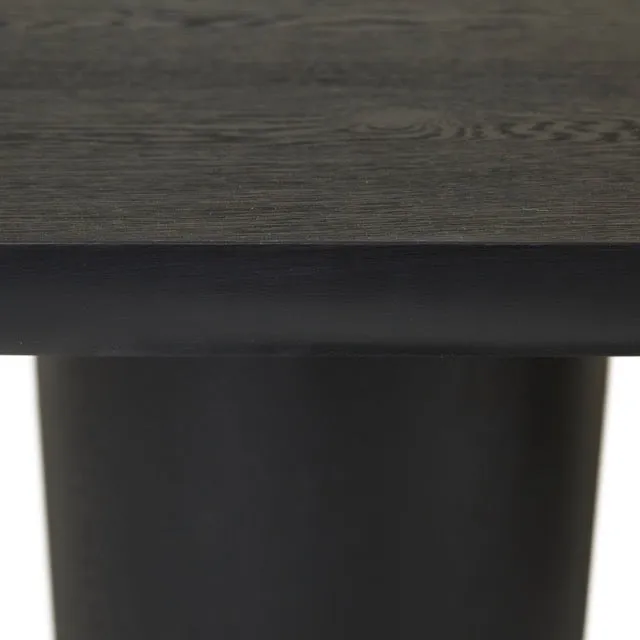 GlobeWest | Seb Oval Dining Table | Black Oak