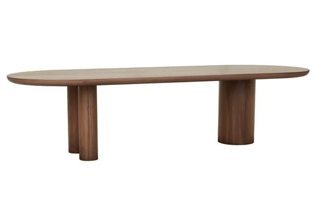 GlobeWest | Seb Oval Dining Table | Walnut