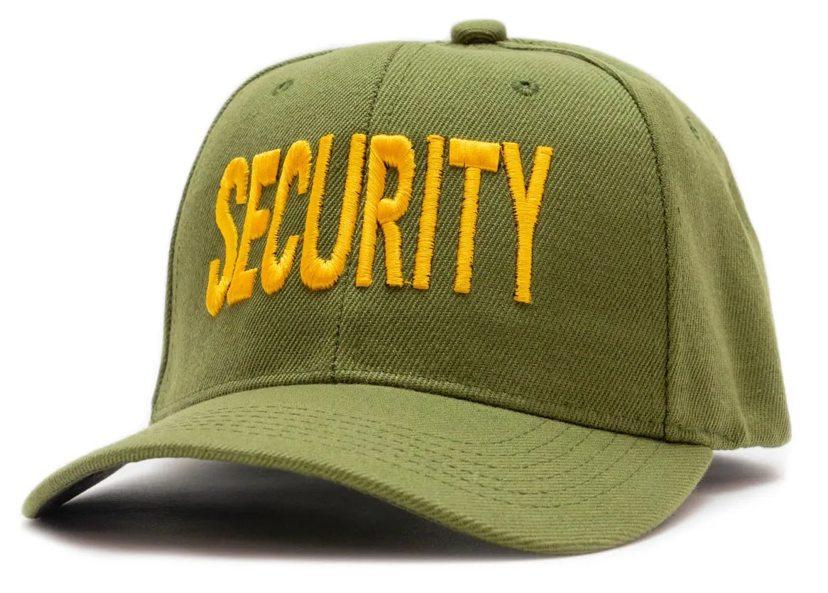 Green Cap With Gold SECURITY ID