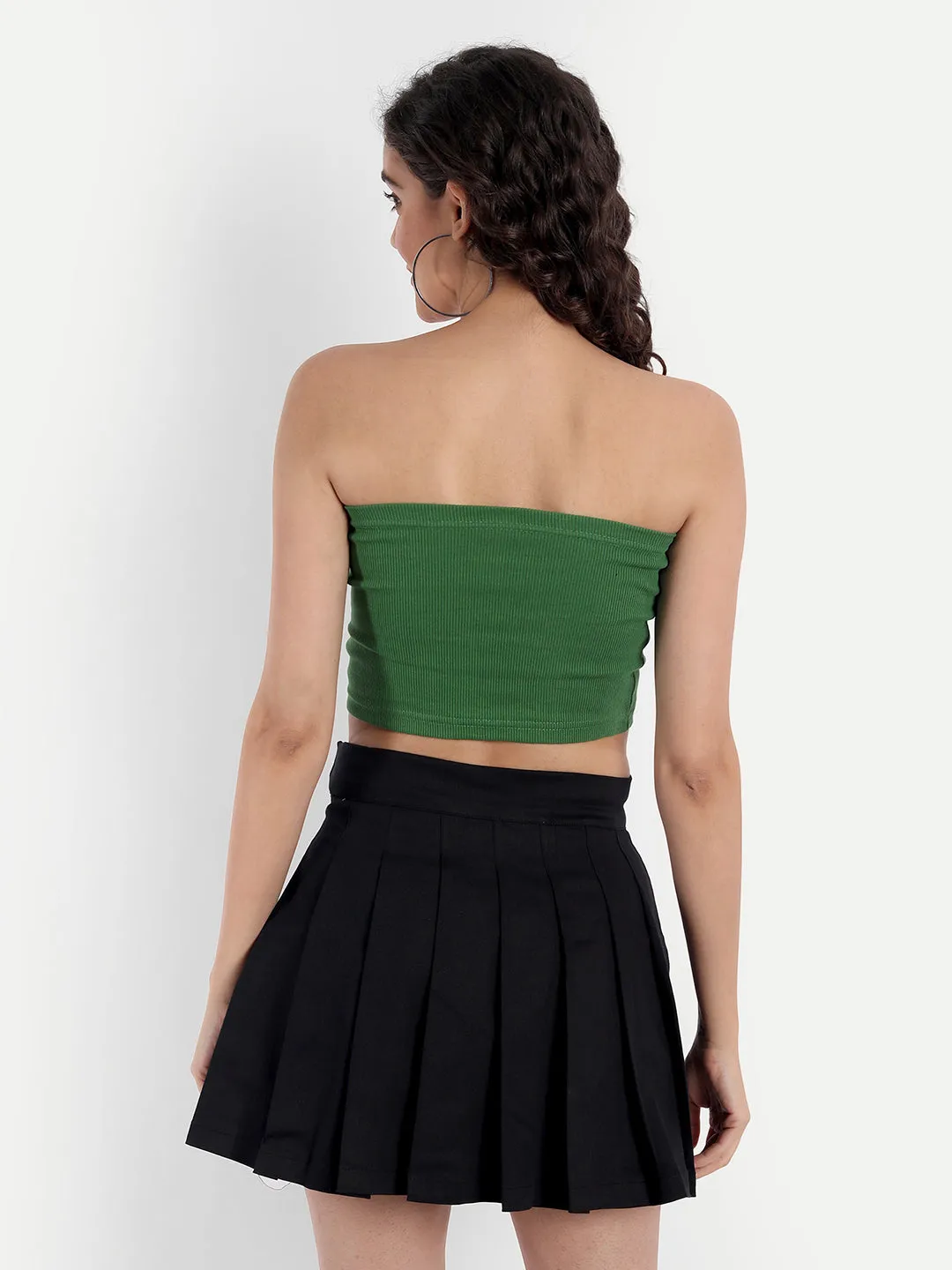 Green Staple Tube Top
