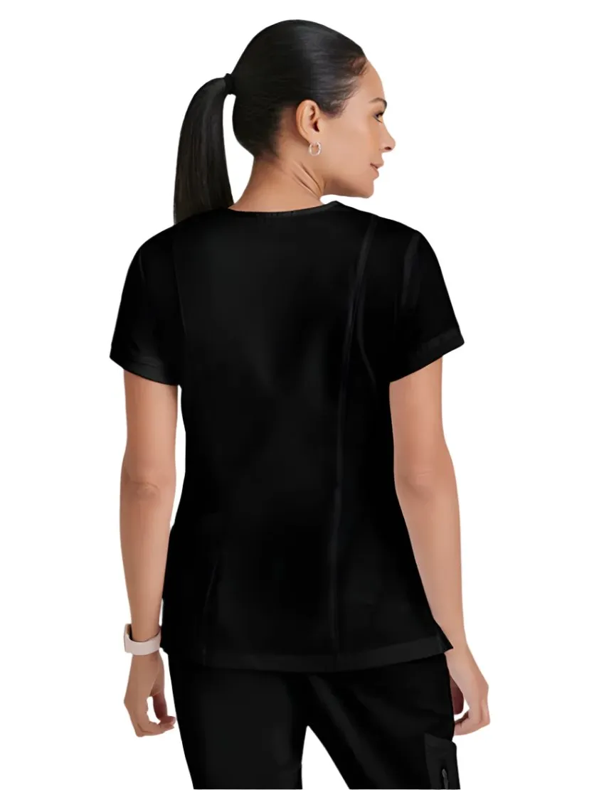 Grey's Anatomy™ by Barco Kira Zipper-Pocket Scrub Top