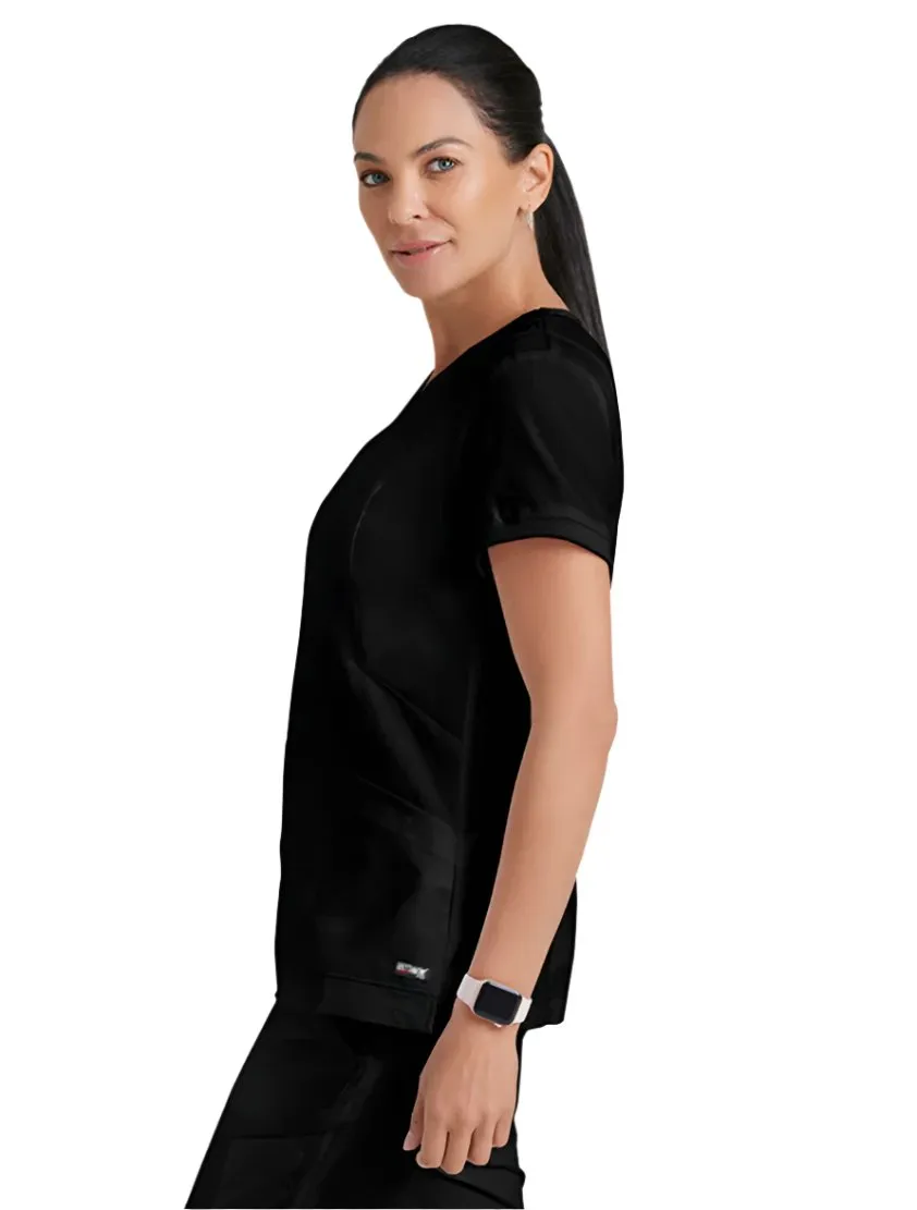 Grey's Anatomy™ by Barco Kira Zipper-Pocket Scrub Top