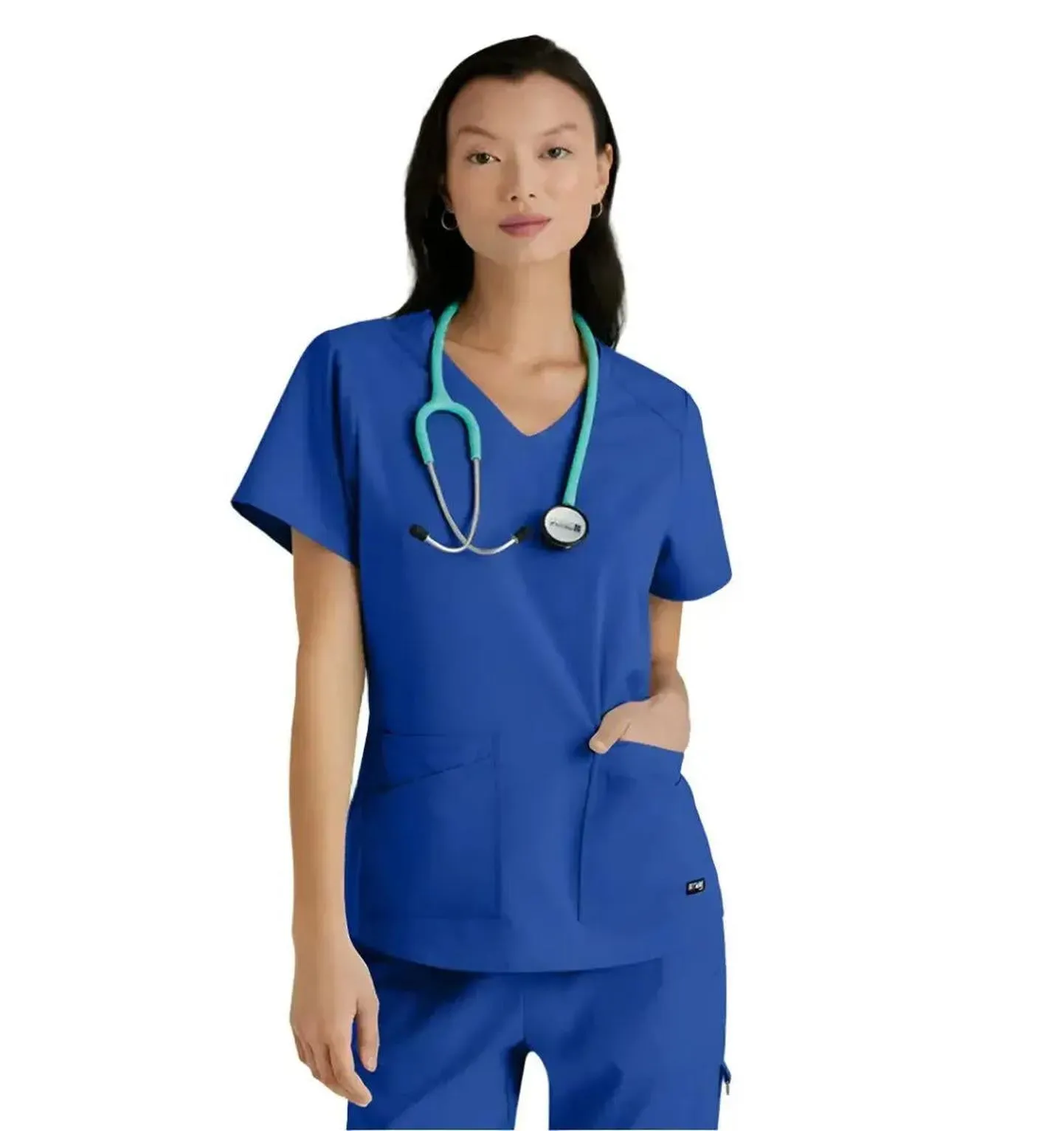Grey's Anatomy Stretch™ by Barco Emma 4-Pocket V-Neck Scrub Top