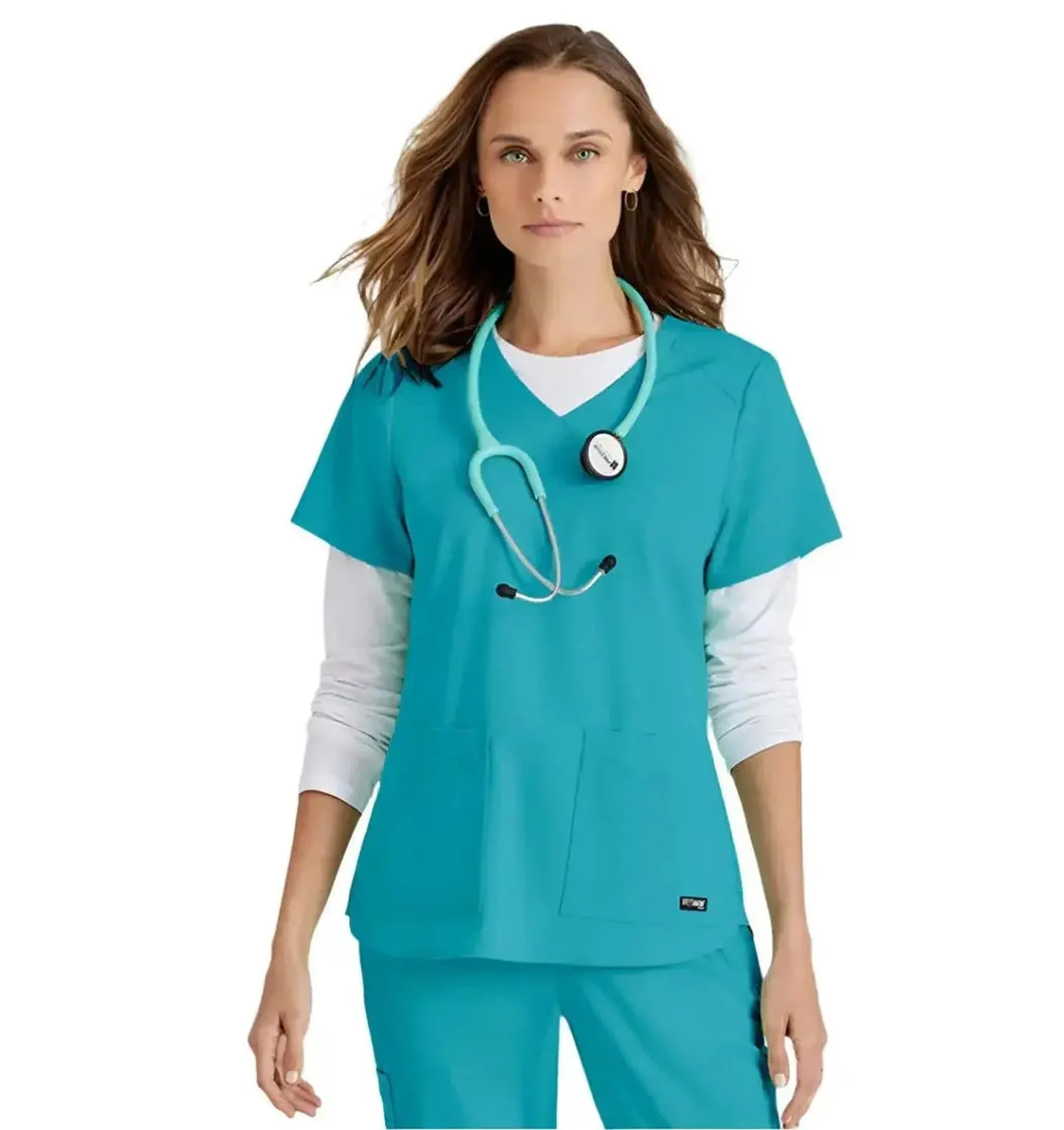 Grey's Anatomy Stretch™ by Barco Emma 4-Pocket V-Neck Scrub Top