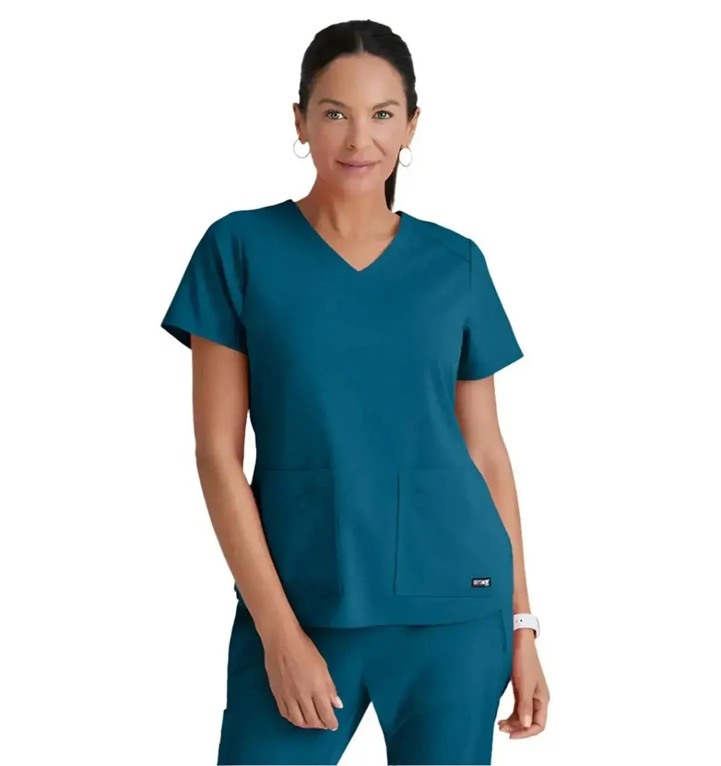 Grey's Anatomy Stretch™ by Barco Emma 4-Pocket V-Neck Scrub Top