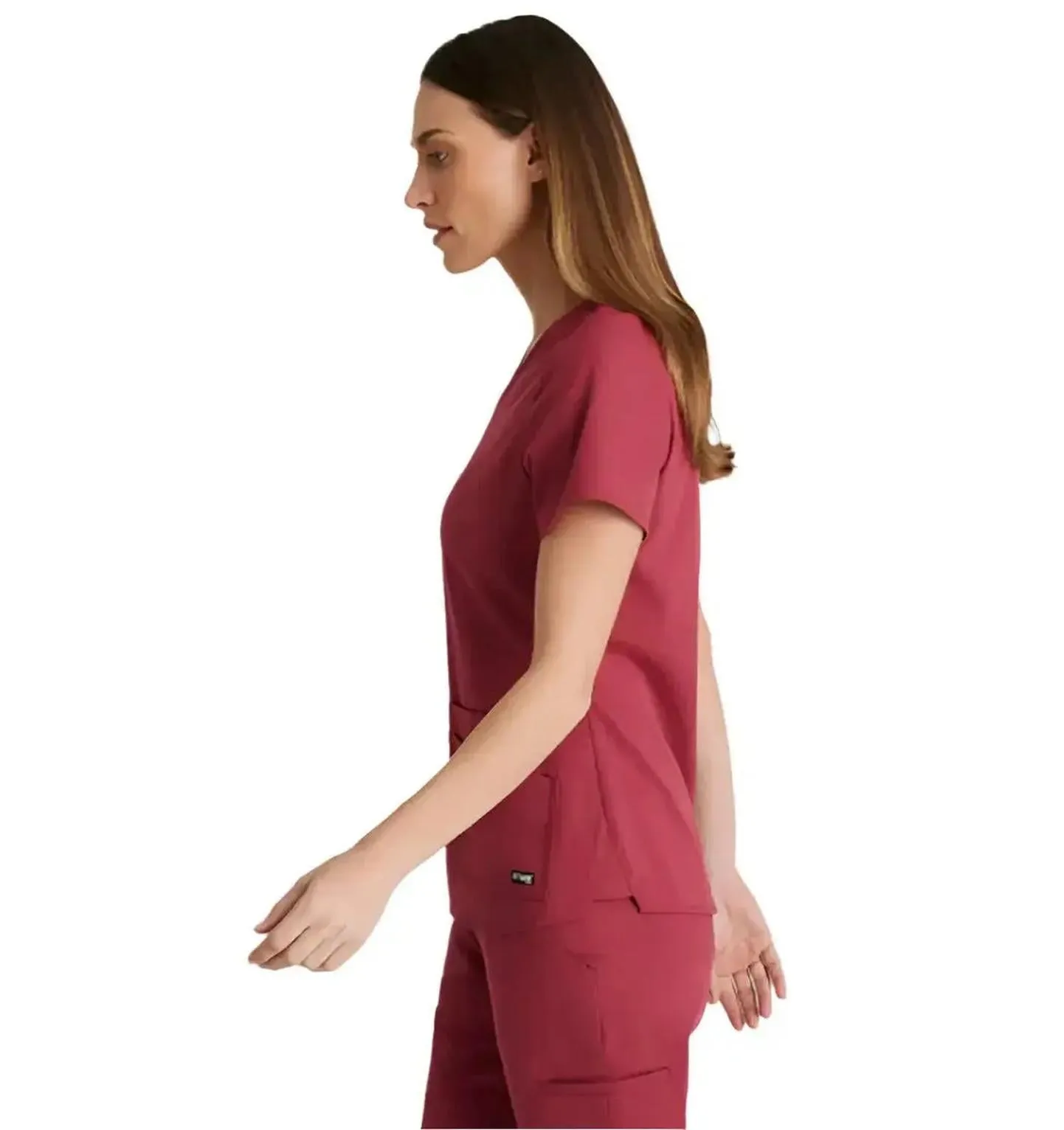 Grey's Anatomy Stretch™ by Barco Emma 4-Pocket V-Neck Scrub Top