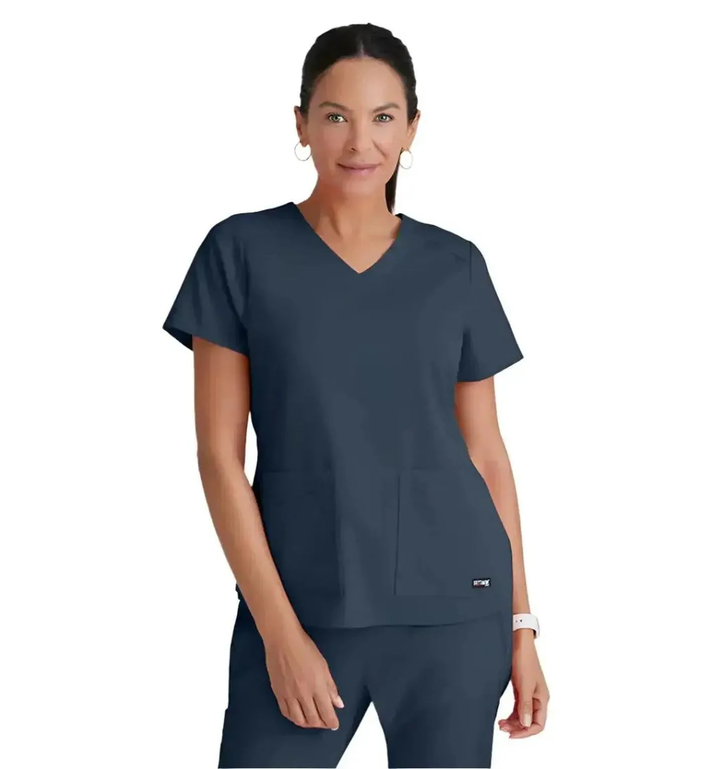 Grey's Anatomy Stretch™ by Barco Emma 4-Pocket V-Neck Scrub Top