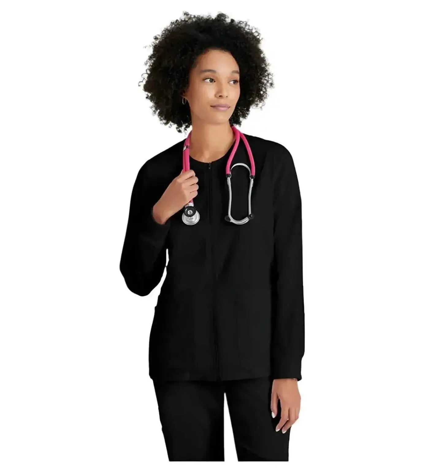 Grey's Anatomy Stretch™ by Barco Gianna 5-Pocket Crewneck Scrub Jacket