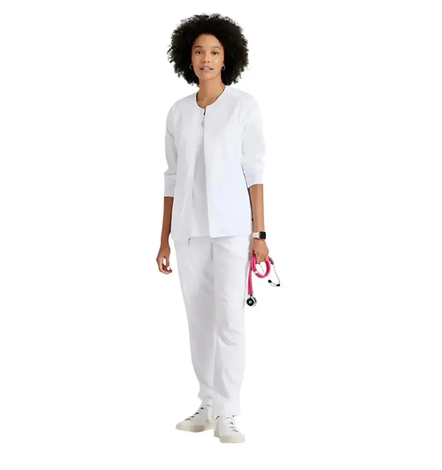 Grey's Anatomy Stretch™ by Barco Gianna 5-Pocket Crewneck Scrub Jacket