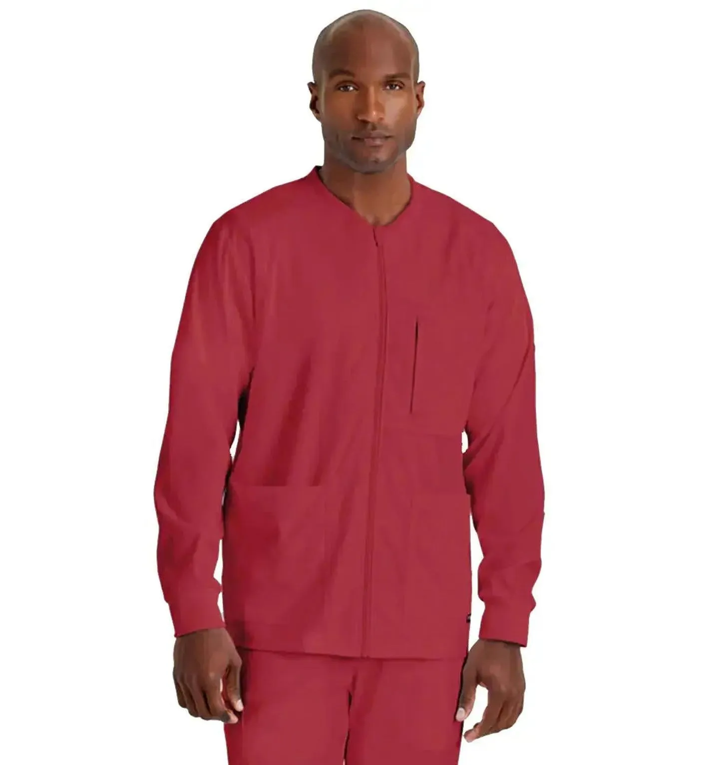 Grey's Anatomy Stretch™ by Barco React 5-Pocket Crewneck Warmup Scrub Jacket
