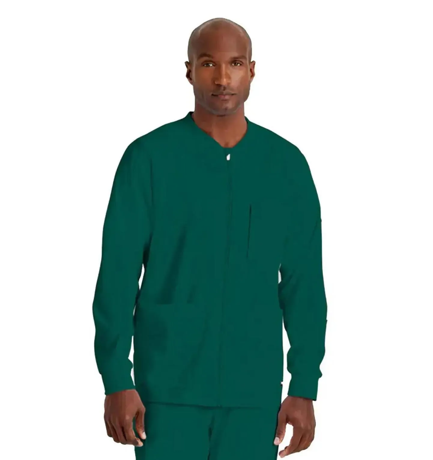 Grey's Anatomy Stretch™ by Barco React 5-Pocket Crewneck Warmup Scrub Jacket