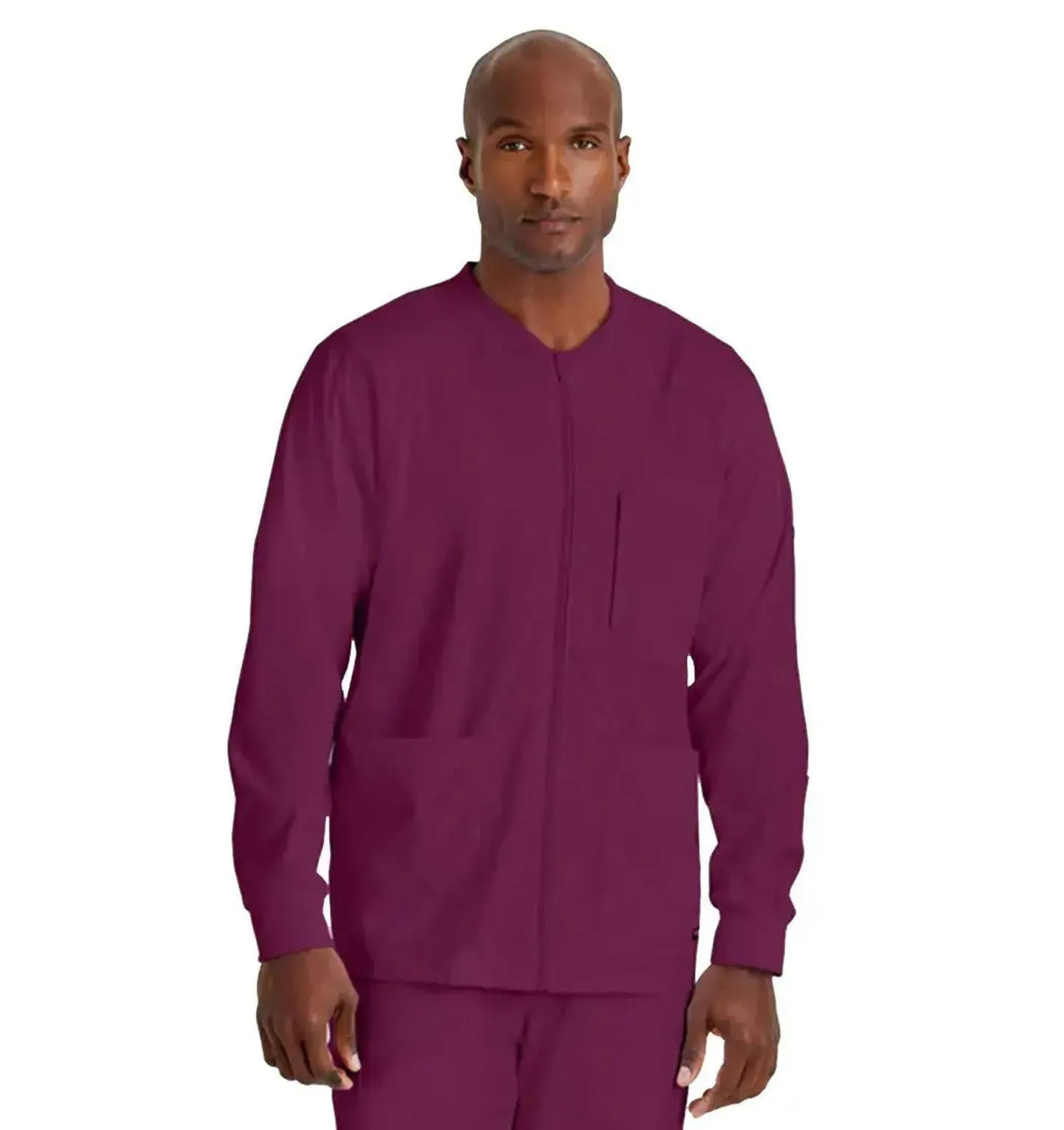 Grey's Anatomy Stretch™ by Barco React 5-Pocket Crewneck Warmup Scrub Jacket