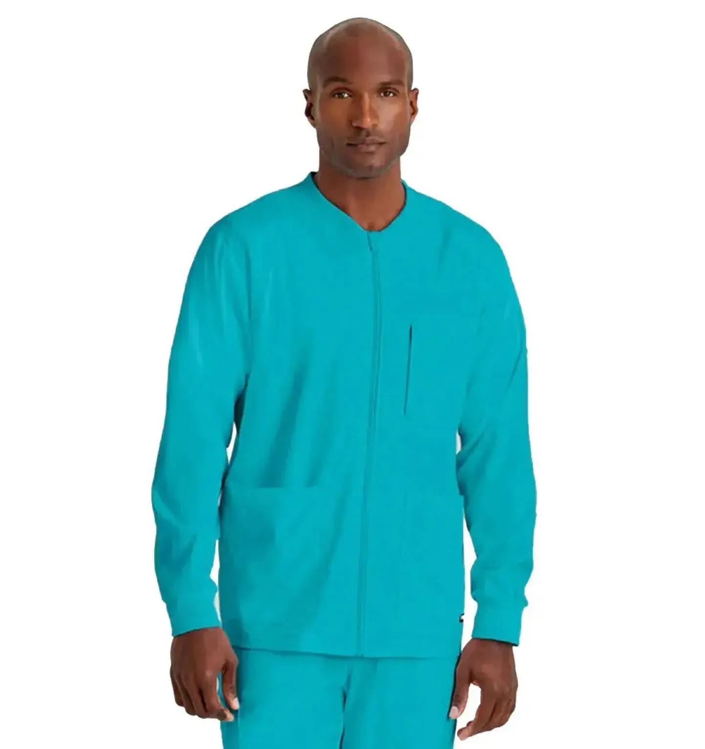 Grey's Anatomy Stretch™ by Barco React 5-Pocket Crewneck Warmup Scrub Jacket