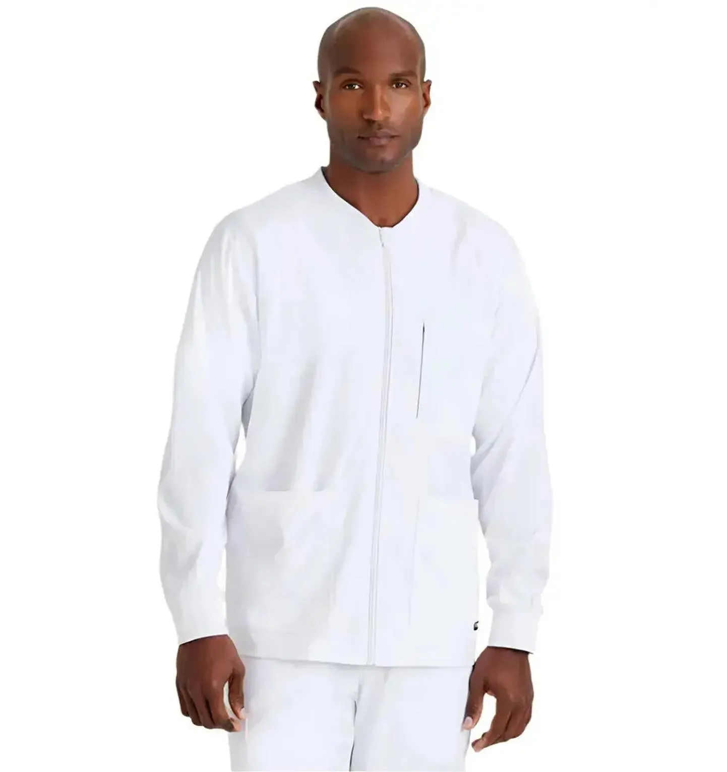 Grey's Anatomy Stretch™ by Barco React 5-Pocket Crewneck Warmup Scrub Jacket