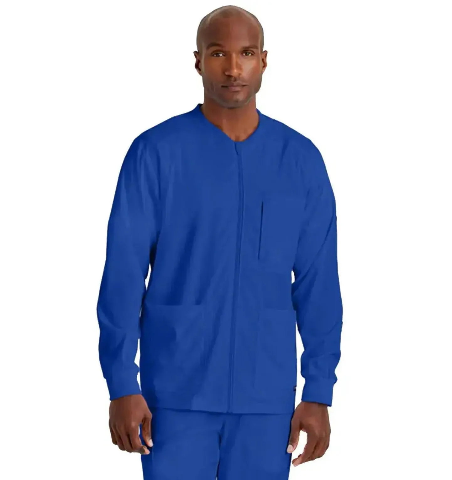 Grey's Anatomy Stretch™ by Barco React 5-Pocket Crewneck Warmup Scrub Jacket