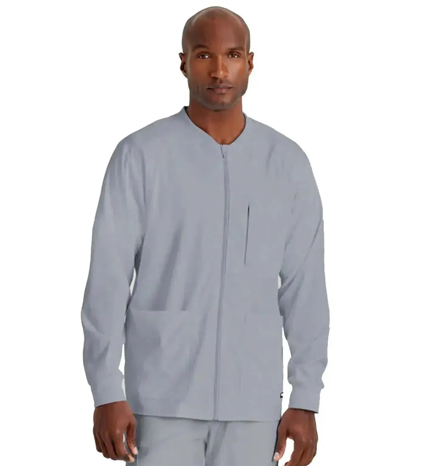 Grey's Anatomy Stretch™ by Barco React 5-Pocket Crewneck Warmup Scrub Jacket