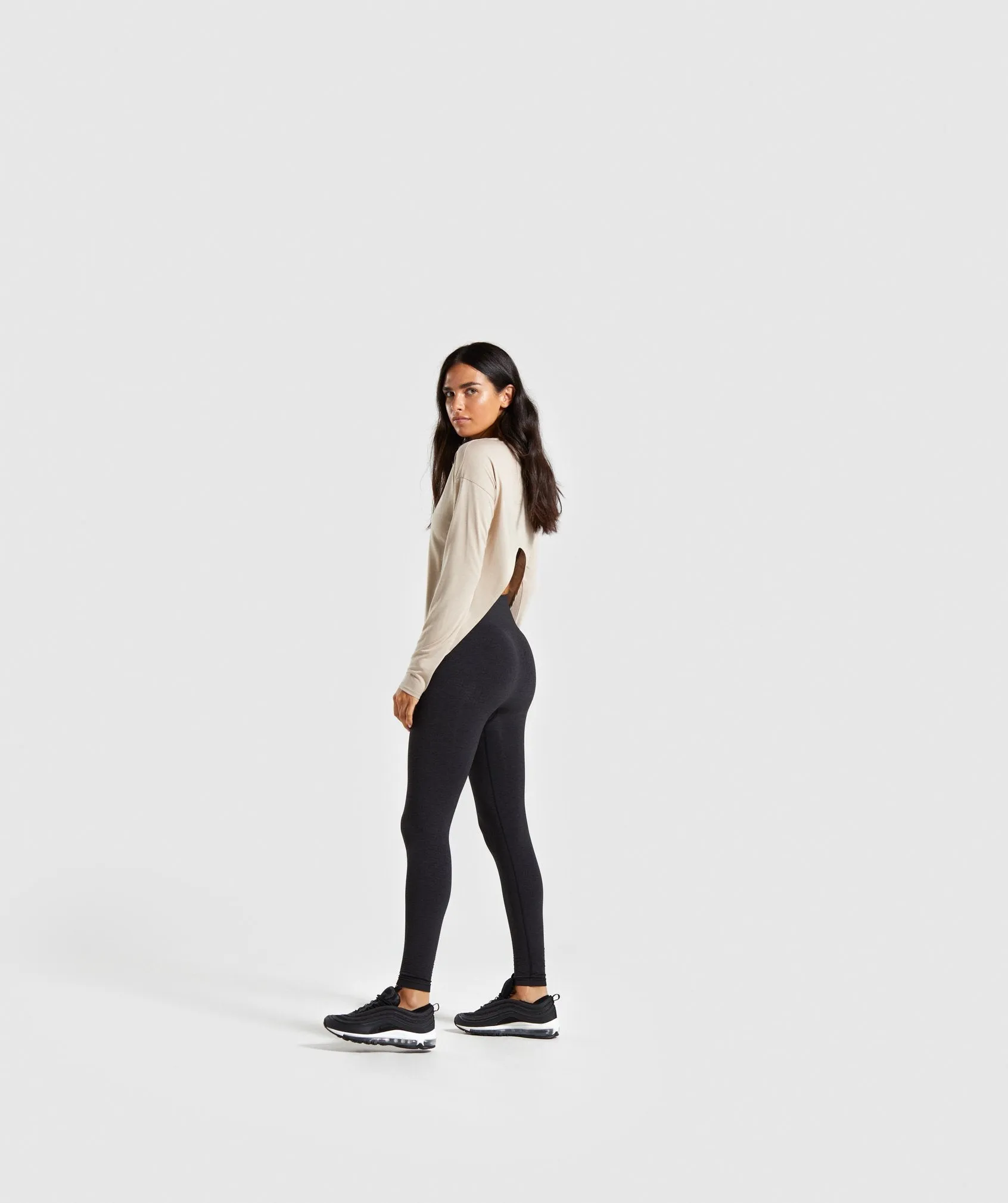Gymshark Ark Long Sleeve Top - Sand