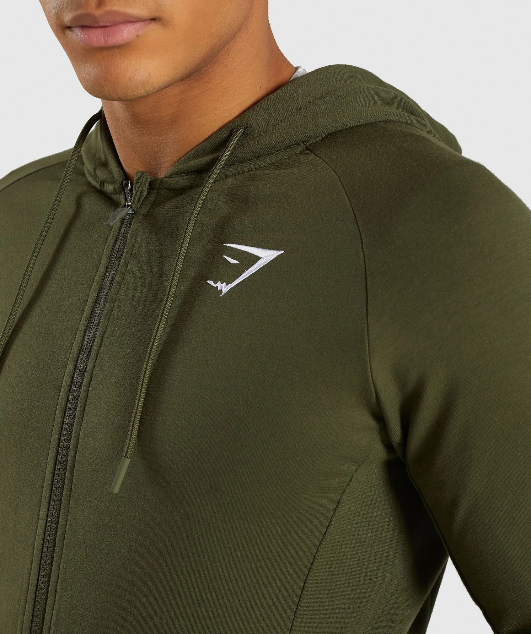 Gymshark Critical Zip Hoodie - Green