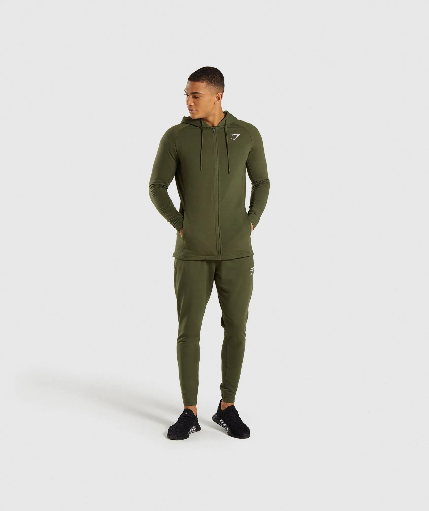 Gymshark Critical Zip Hoodie - Green