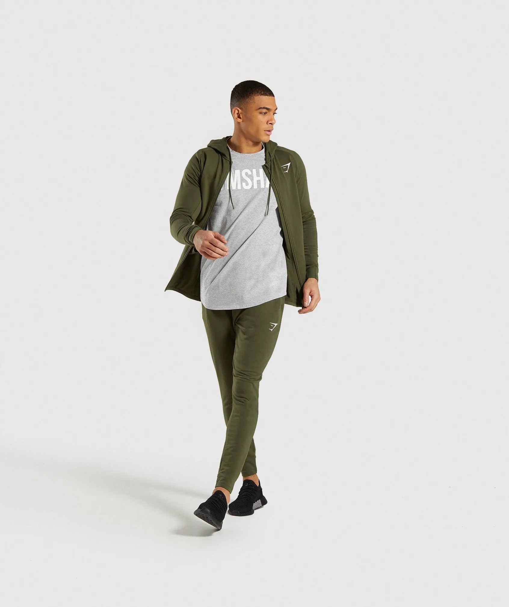 Gymshark Critical Zip Hoodie - Green