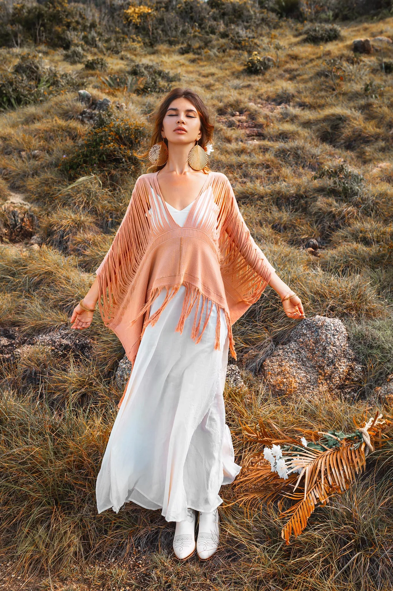 Hand Loomed Cotton Blouse • Boho Top Women • Bohemian Top