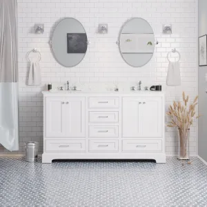 Harper 60-inch Double Vanity with Engineered Marble Top