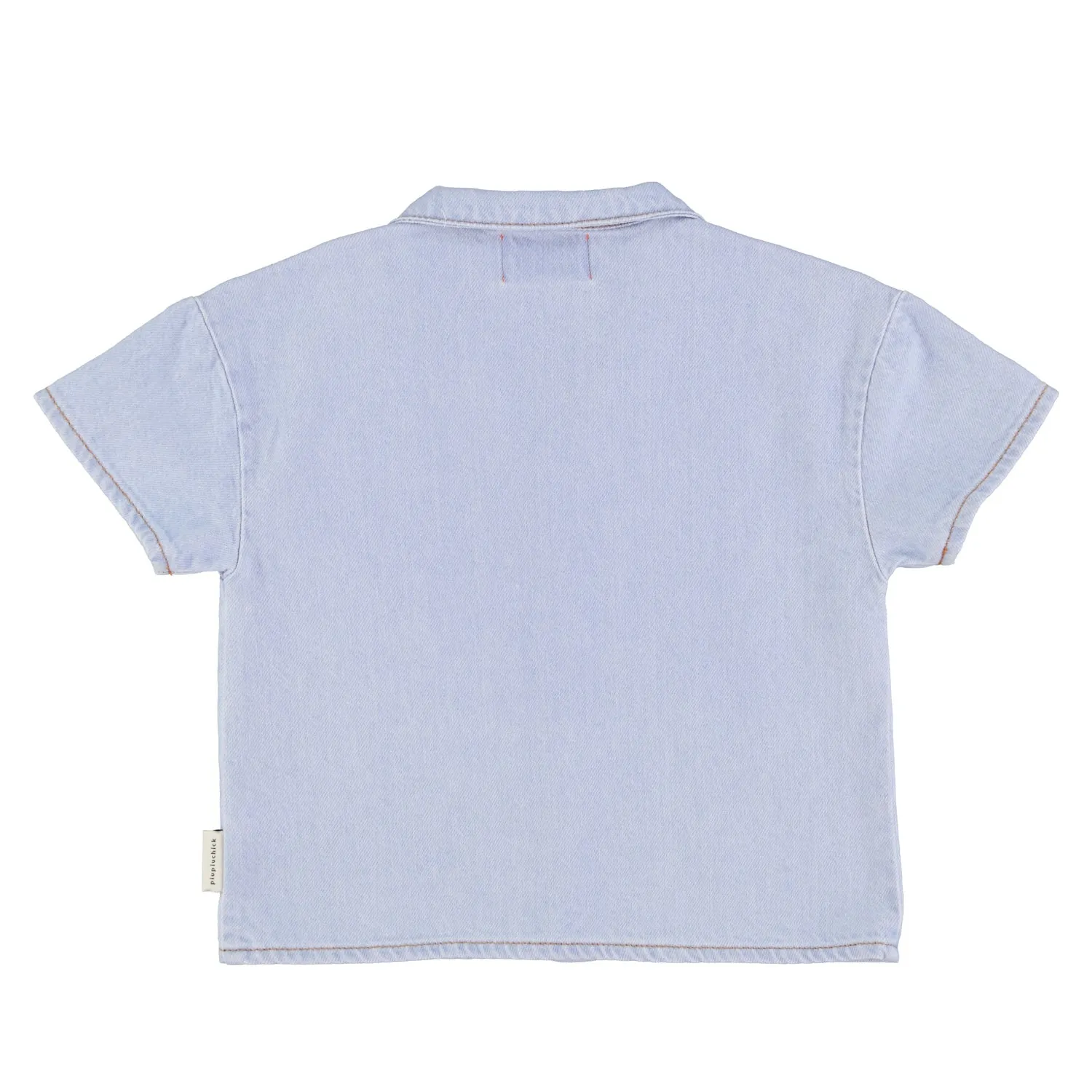hawaiian shirt | light blue soft denim
