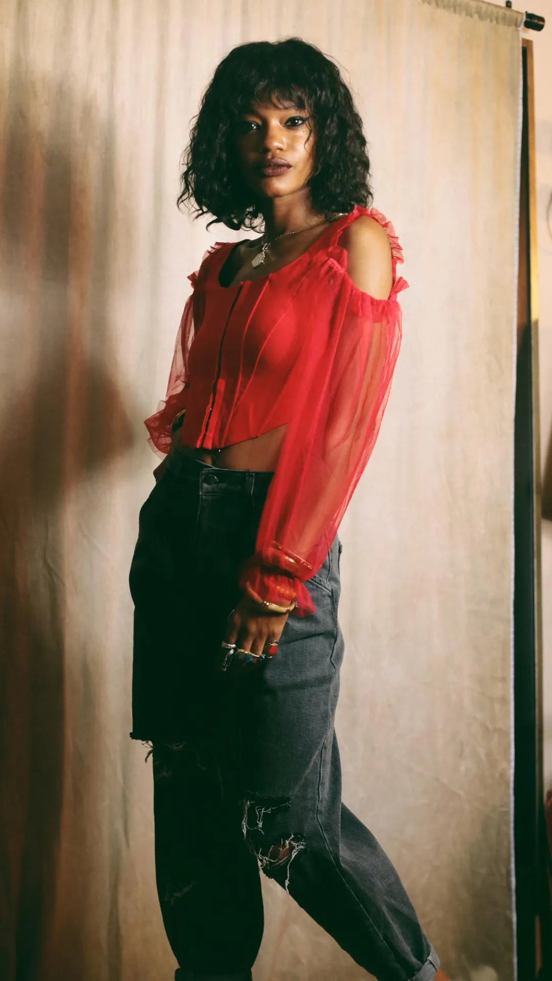 HAWT & SPICY RED CORSET TOP