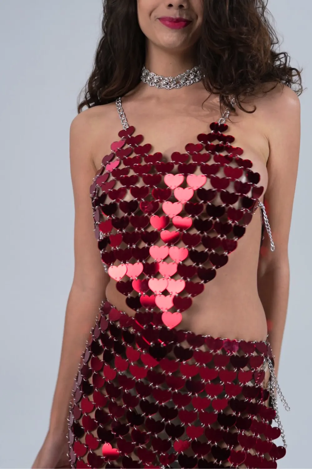 Heart Shaped Cami & Skirt Set