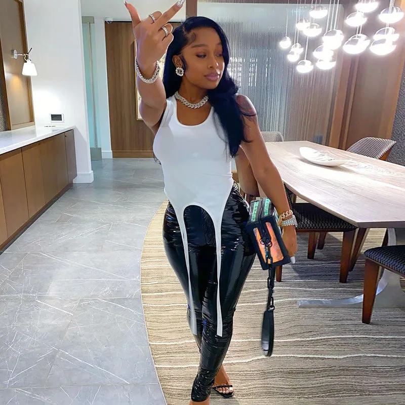 Her Vibe Is The Ish Date Night Suspender Top