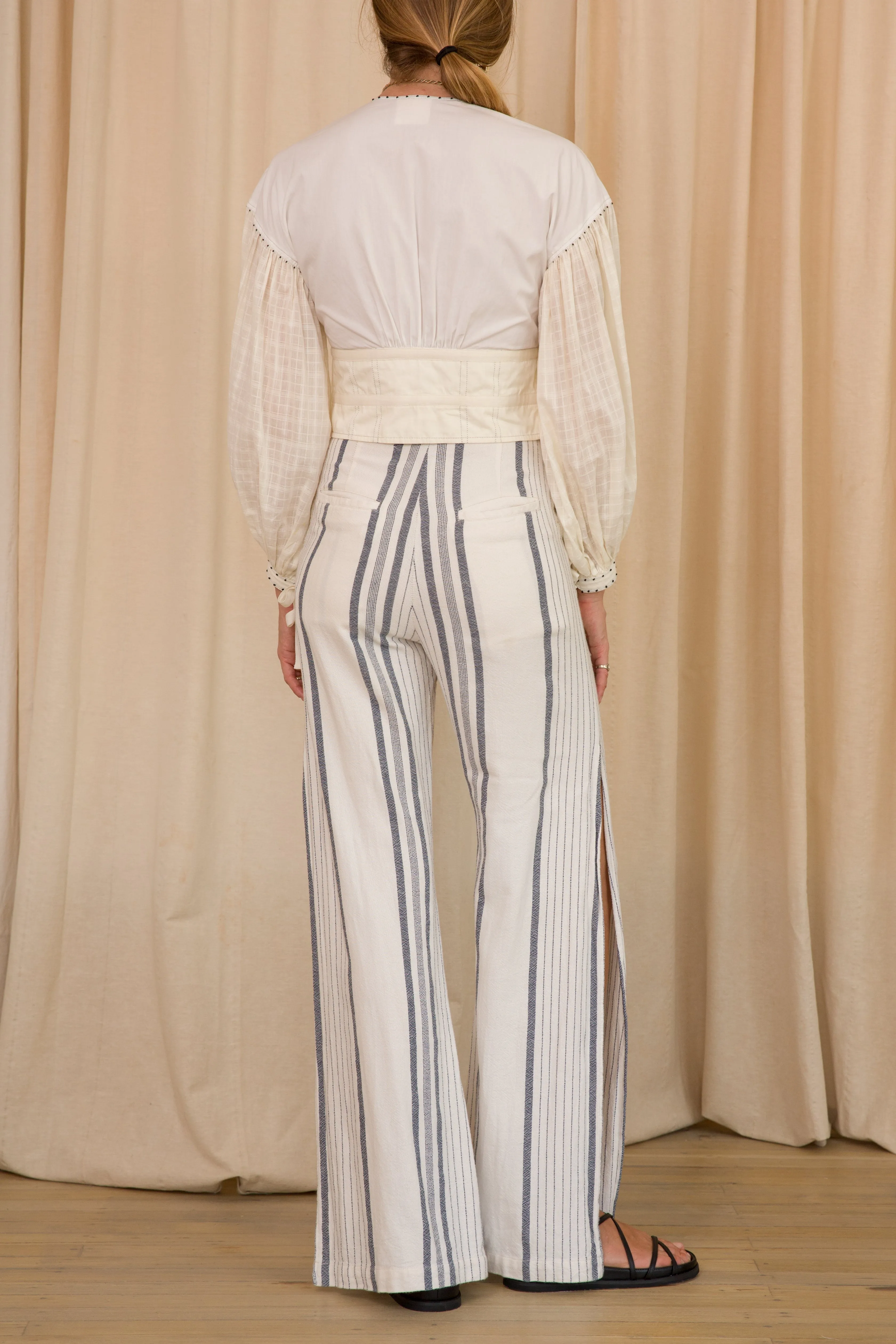 Hestia Long Sleeve Cropped Boro Top