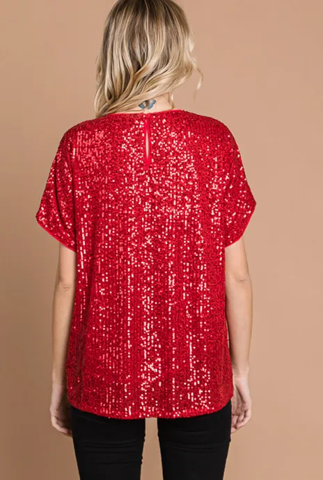 Holly Sequin Top