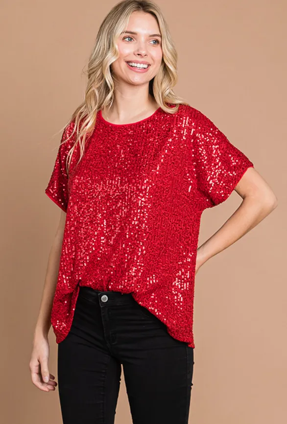 Holly Sequin Top