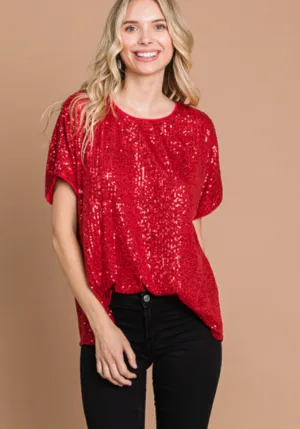 Holly Sequin Top