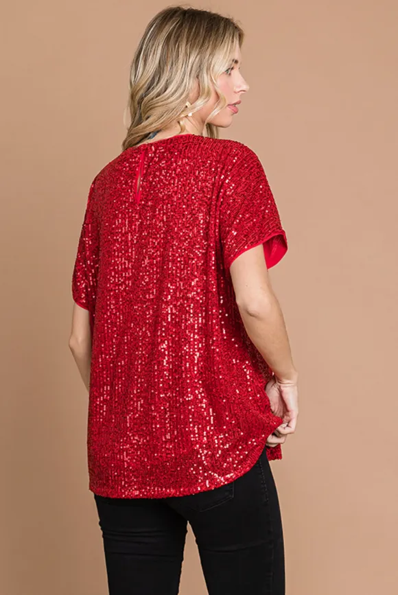 Holly Sequin Top