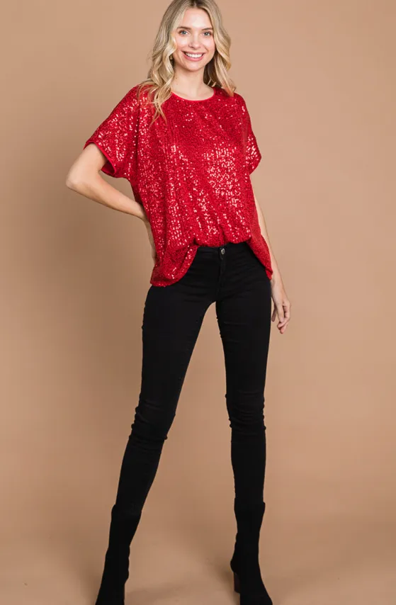 Holly Sequin Top